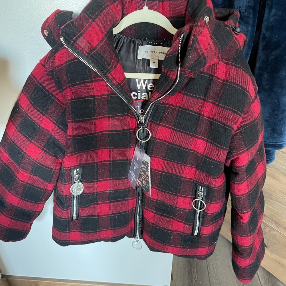NWT Check Jacket